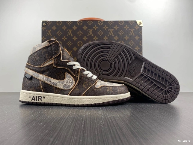 Reps TBK Jordan 1 LV Air OFF-WHITE x 0701